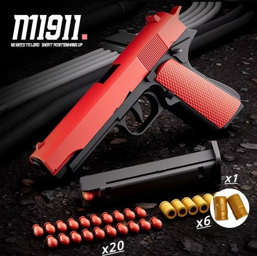 1911 red toy - 1911, pistol