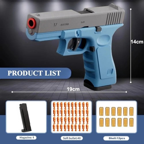 Soft bullet toy gun - bullet, shell