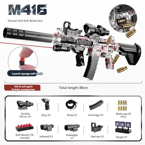 M416 manual toy gun - toy, sniper