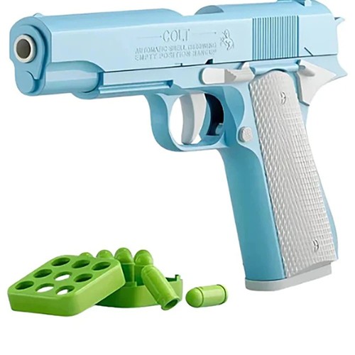Toy pistol gun shell - shell, ejecting