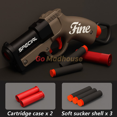 Soft bullet launcher toy - soft,