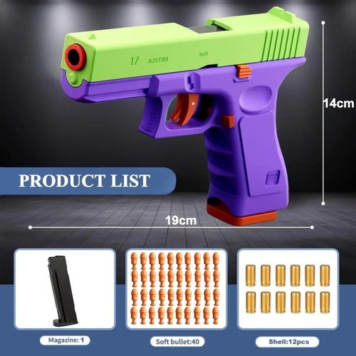 Soft bullet toy - soft, gun