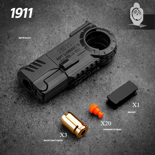 Metal alloy gun - shell, ejection